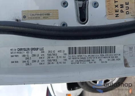 2013 Jeep Patriot Sport from USA, damaged, VIN 1C4NJPBA4DD210908